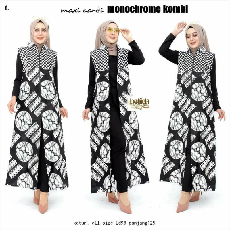 Outer batik / longcardi / maxi cardi / rompi batik