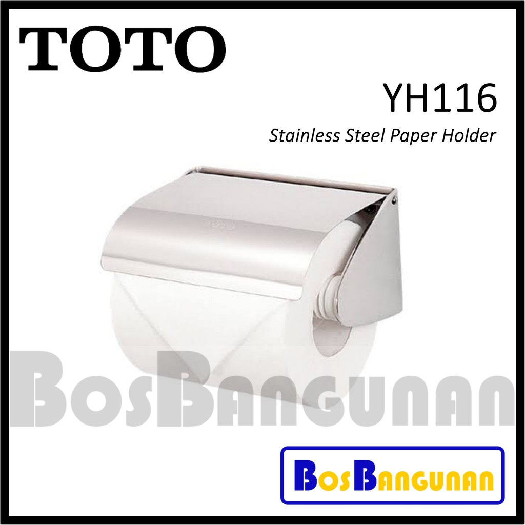 Tempat Tissue TOTO YH116 / TOTO Toilet Paper Holder Stainless ORIGINAL / TOTO YH116 Stainless Steel 