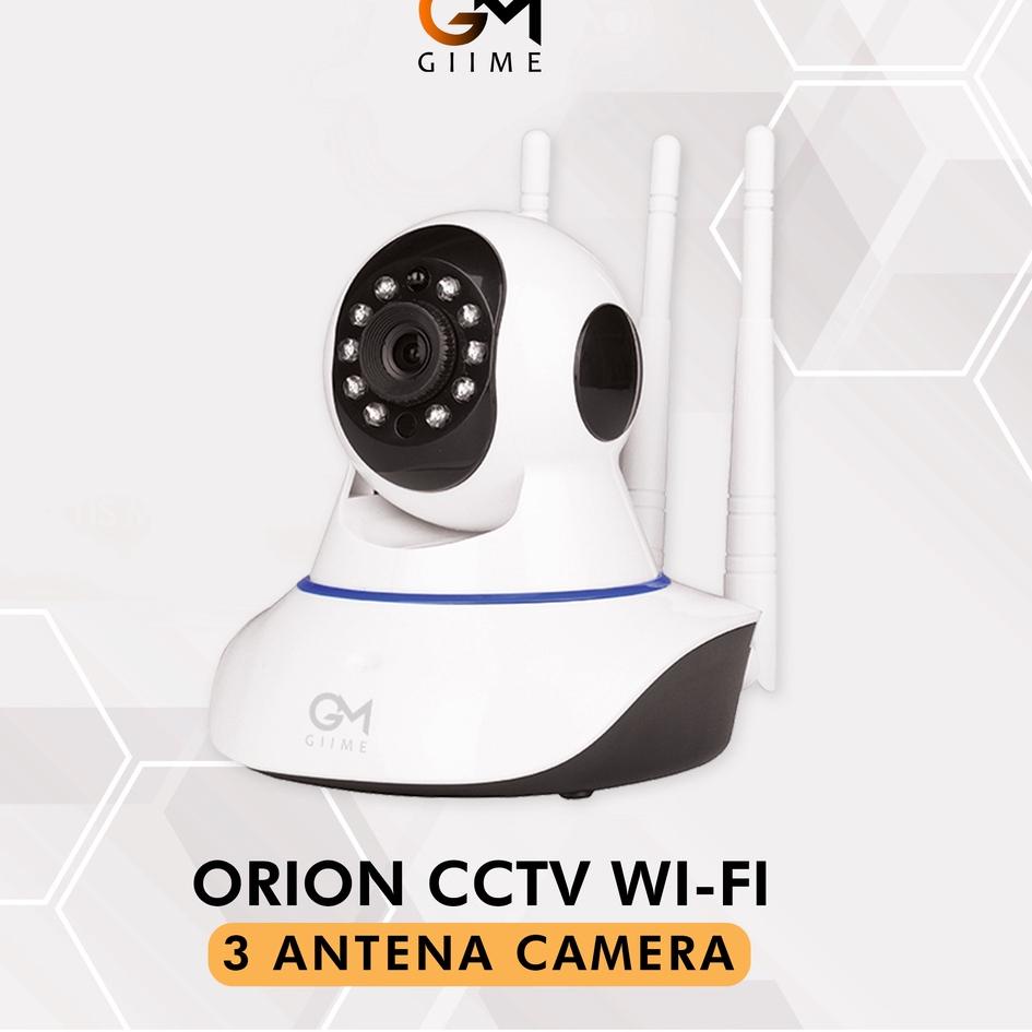 Terlaris.. Giime.Id - Cctv Orion 3 Antena CCTV Wifi Support Infrared Camera 2Mp 1080P Komunikasi 2 A
