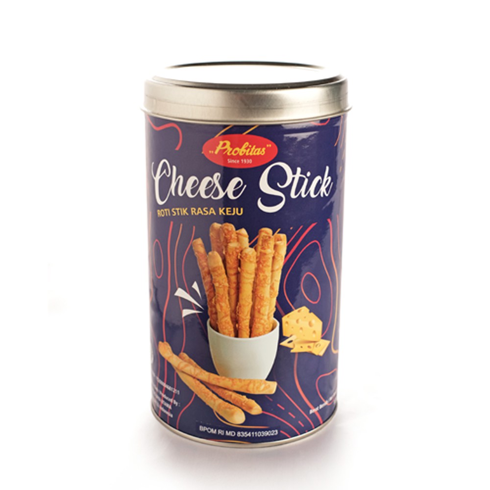 

CHEESE STICK (PTC03) / BISKUIT STIK RASA KEJU KEMASAN KALENG