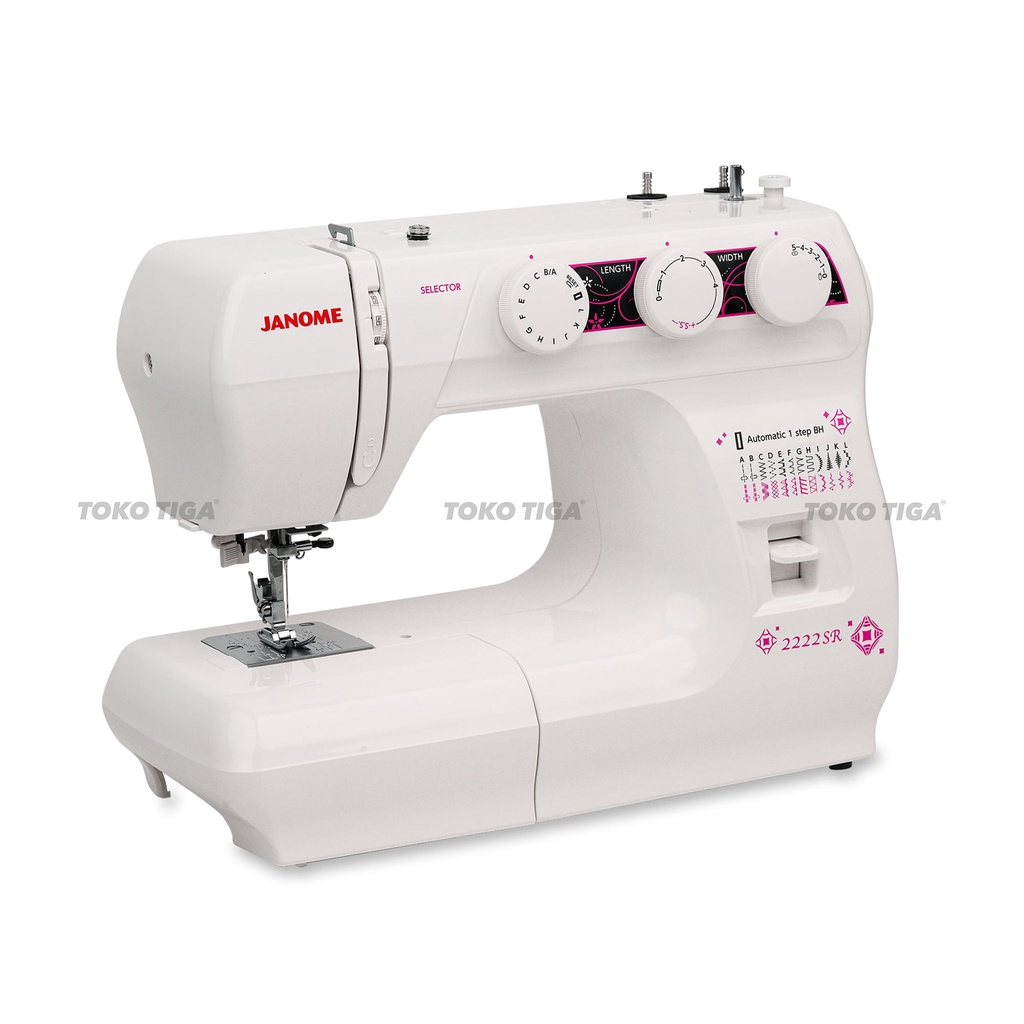 Mesin Jahit Janome 2222-SR (Portable Multifungsi)