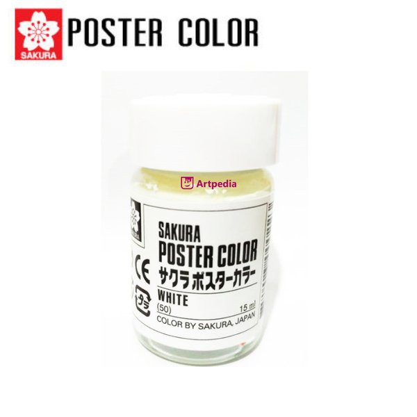 Unik Sakura Poster Color White 15ml Cat Poster Sakura Warna Putih Free Ongkir Shopee Indonesia