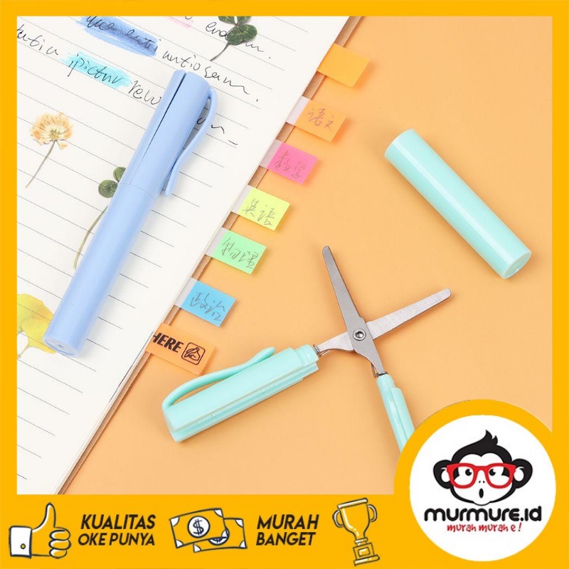 

MURMURE.ID I GUNTING KERTAS BENTUK PULPEN MULTIFUNGSI GUNTING PORTABLE MULTIFUNGSI SCISSORS
