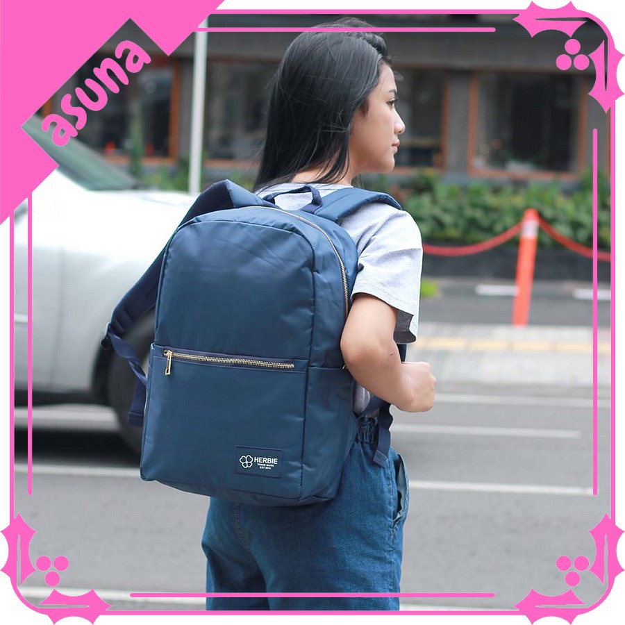 Tas Wanita Herbie (Ransel Cewek) Tas Backpack Wanita ASN 181 Free Raincoat Tas HERBIE ORIGINAL