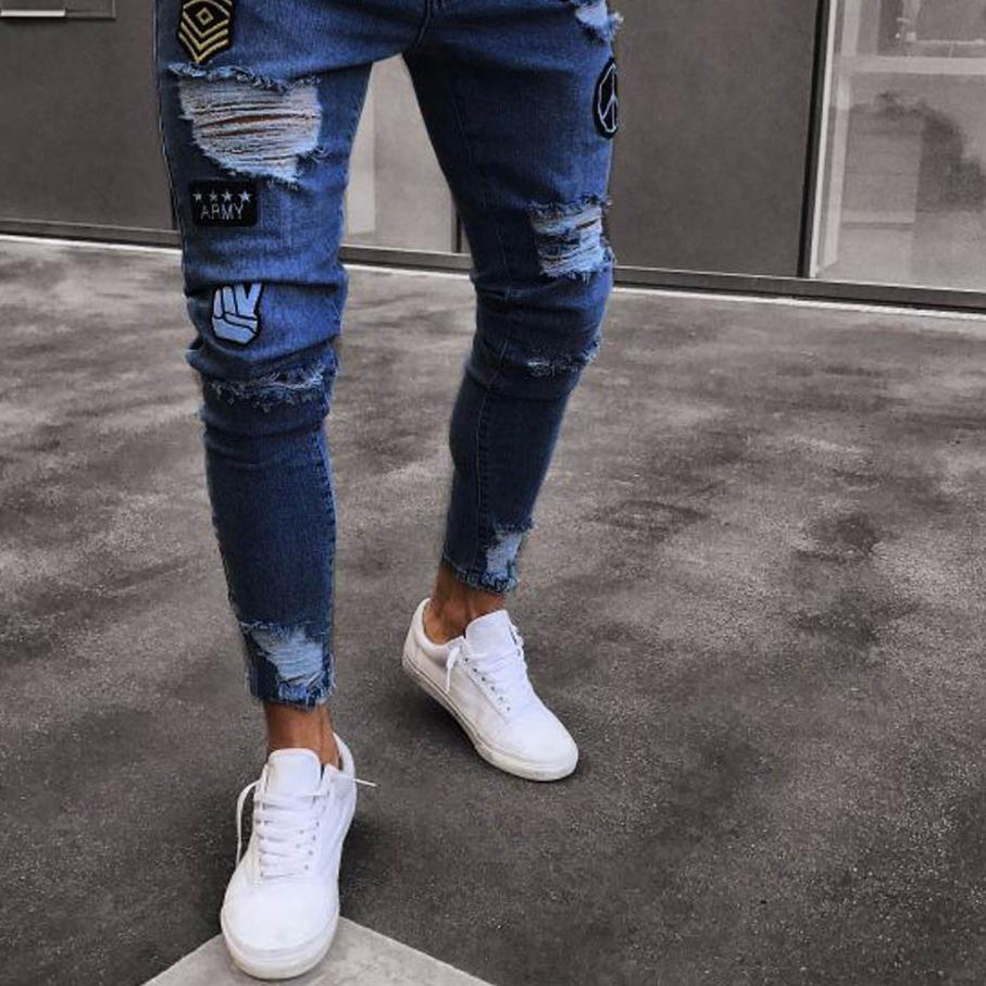 ✩ CELANA PANJANG SOBEK EMBLEM CELANA SOBEK PRIA CELANA PANJANG PRIA SOBEK EMBLEM CELANA PRIA SOBEK T