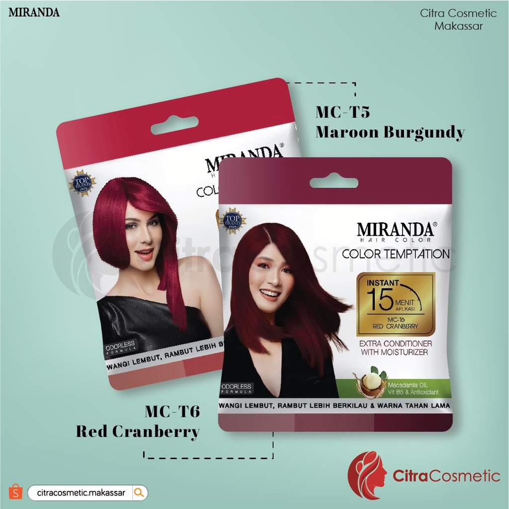 Miranda Hair Color Temptation 20 Ml Series