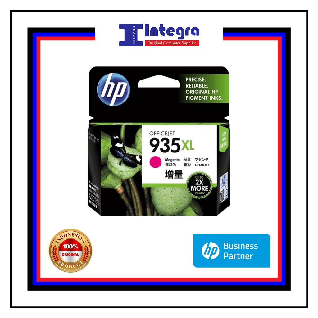 Tinta HP 935 XL Magenta Original Cartridge - C2P25AA