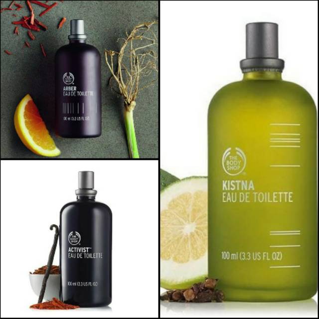 EDT arber activist kistna the body shop