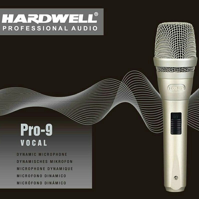 Microphone Mic Kabel HARDWELL PRO 9 New Mic Kabel Terbaik original