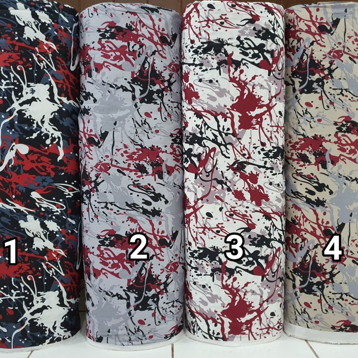 kain katun jepang motif doreng abstrak
