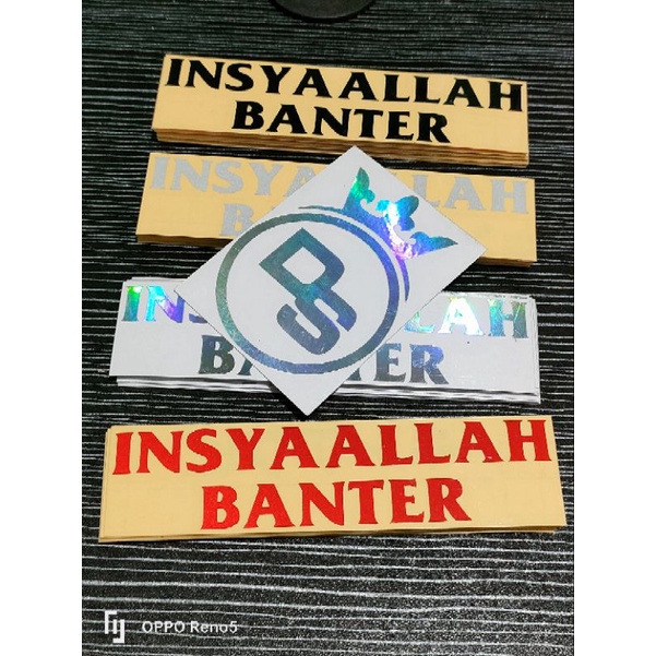 stiker cutting insyaallah banter