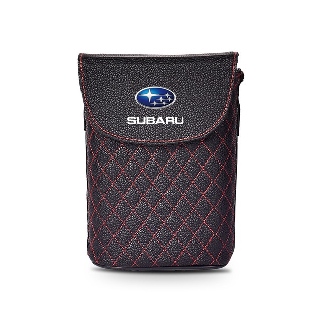 (G-CLUB) Tempat Sampah Bahan Kulit Tahan Air Untuk Mobil Subaru