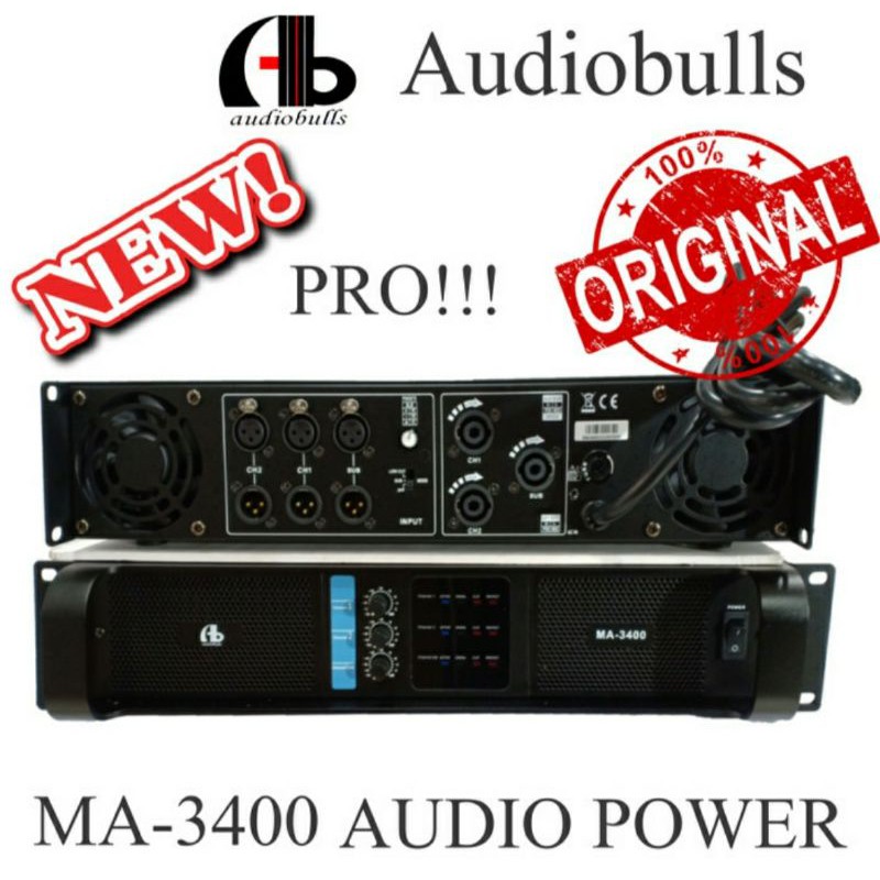 Power AB Audiobulls MA-3400 Power AB Audiobulls Premium Original