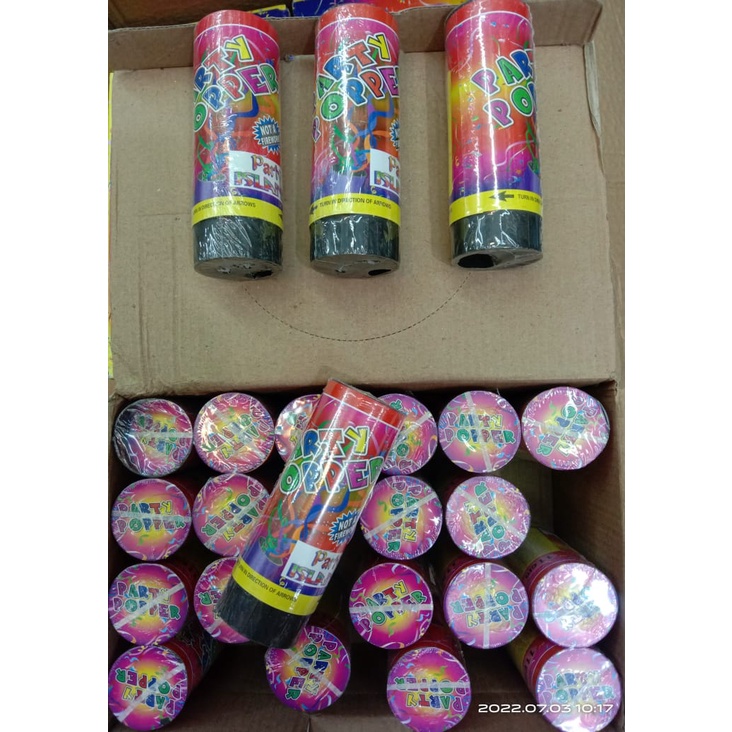 party popper uk 11,5cm,confetti mini, semburan kertas,confetti party,party popper mini