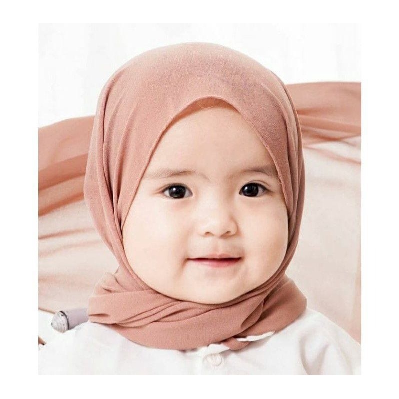 Pashmina Anak Instan Karet Ceruty Babydoll