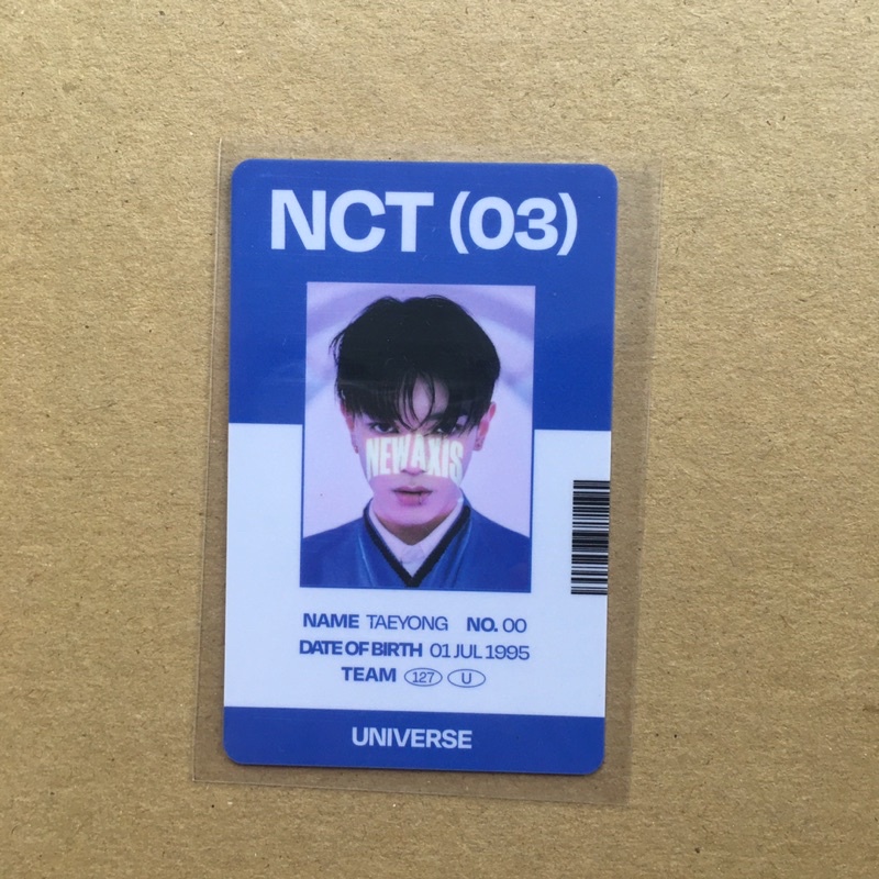 [ Ready ] PC id card Taeyong konsep Photocard photo set universe 3 NCT 2021 random official MD merch