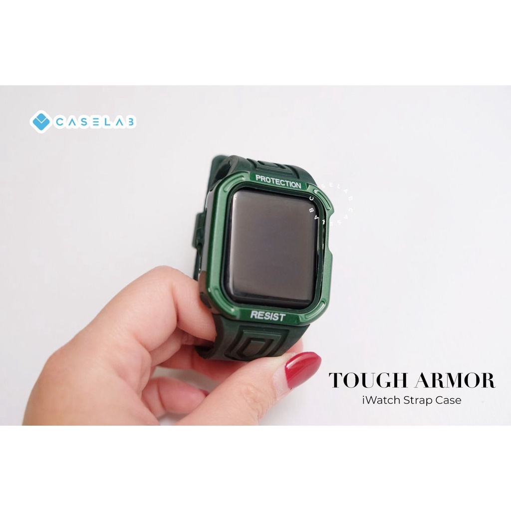 STRAP TOUGH ARMOR ANTI SHOCK IWATCH CASE SE 1 2 3 4 5 6