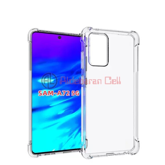 Softcase Transparan Anticrack Samsung A72 Clear Case Anti Crack Samsung A72 4G 5G 2021