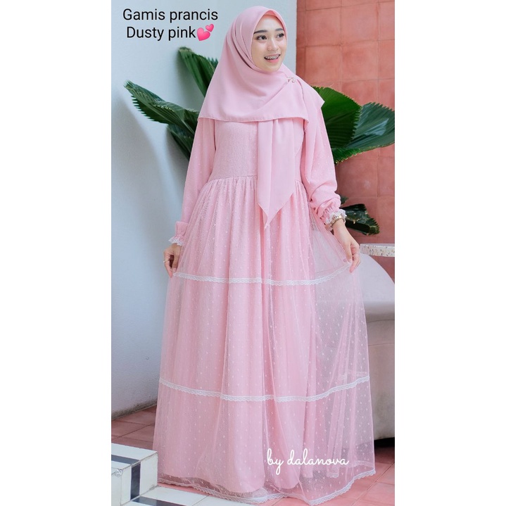 Ready Gamis Tulle Prancis by Dalanova
