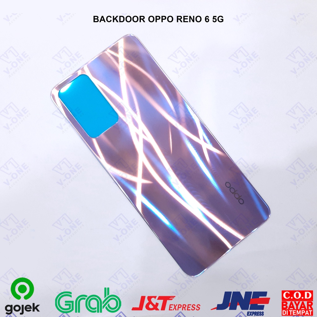 Backdoor OPPO Reno 6 5G Tutup Baterai Casing Belakang