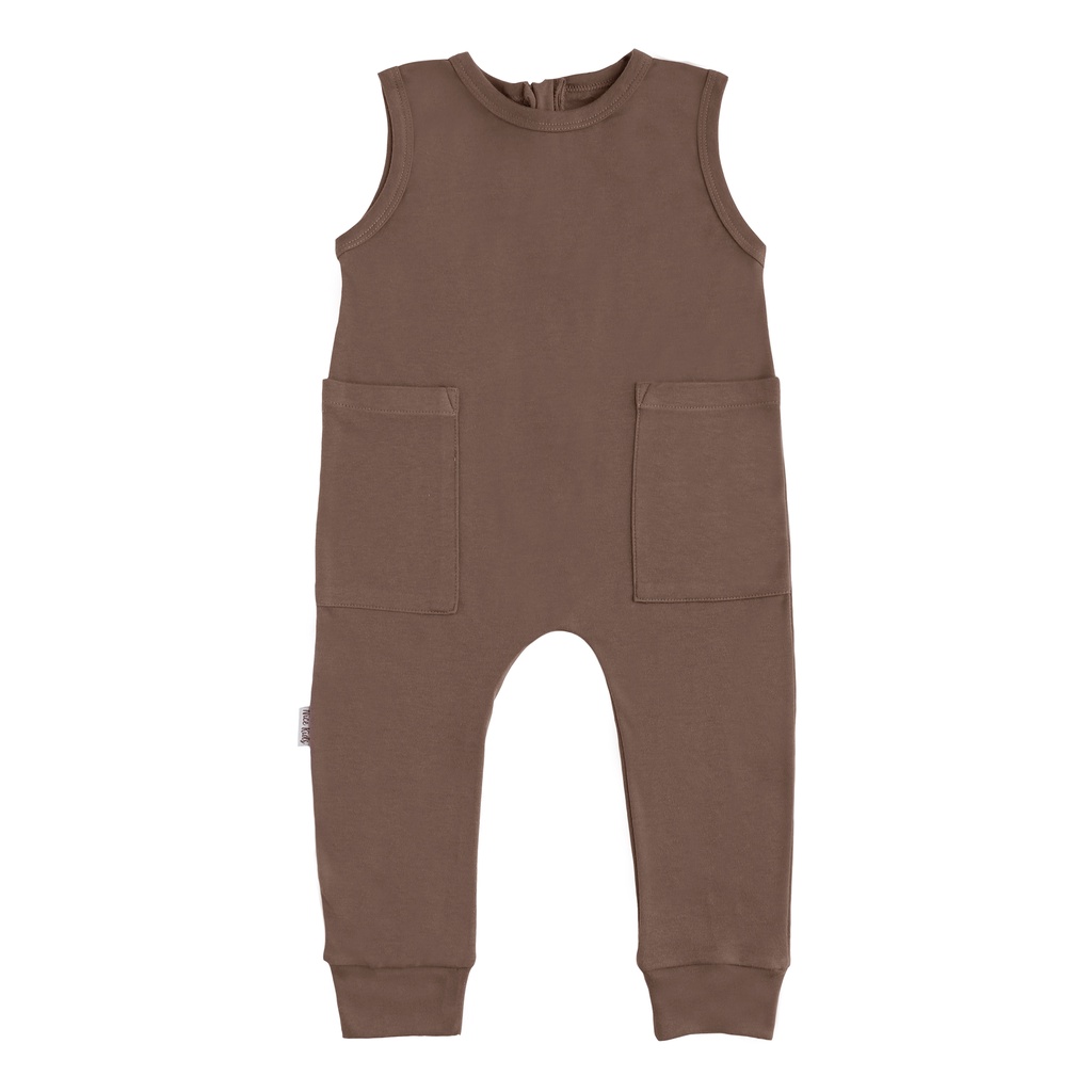Nice Kids - Jumpsuit Anak Bayi-khaki