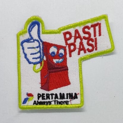 Jual Logo Bordir Pasti Pas Pertamina / Begde / Badge / Logo / Emblem ...
