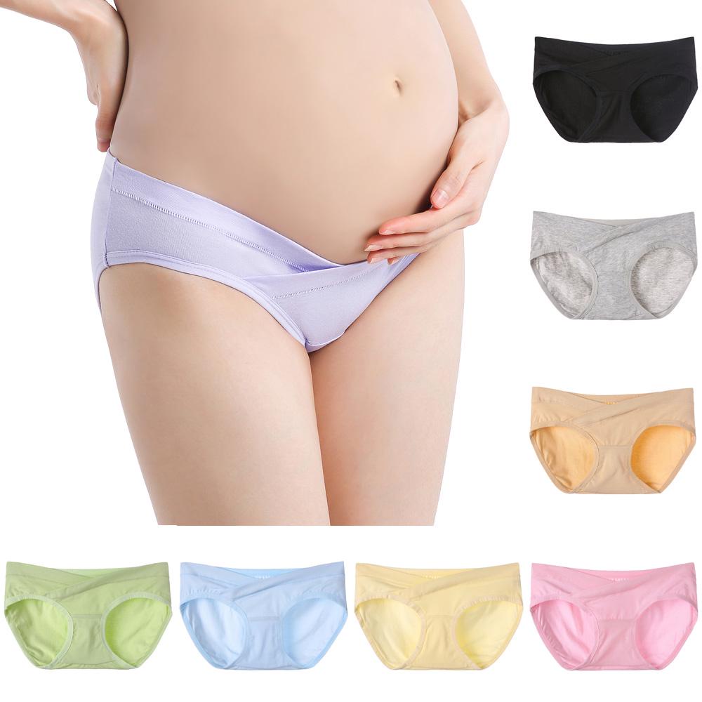 Celana Dalam Hamil Seamless CD Wanita Rendah Pinggang Panty Es Ice Silk Sutra Bumil Sepinggul CD Bernapas 2086