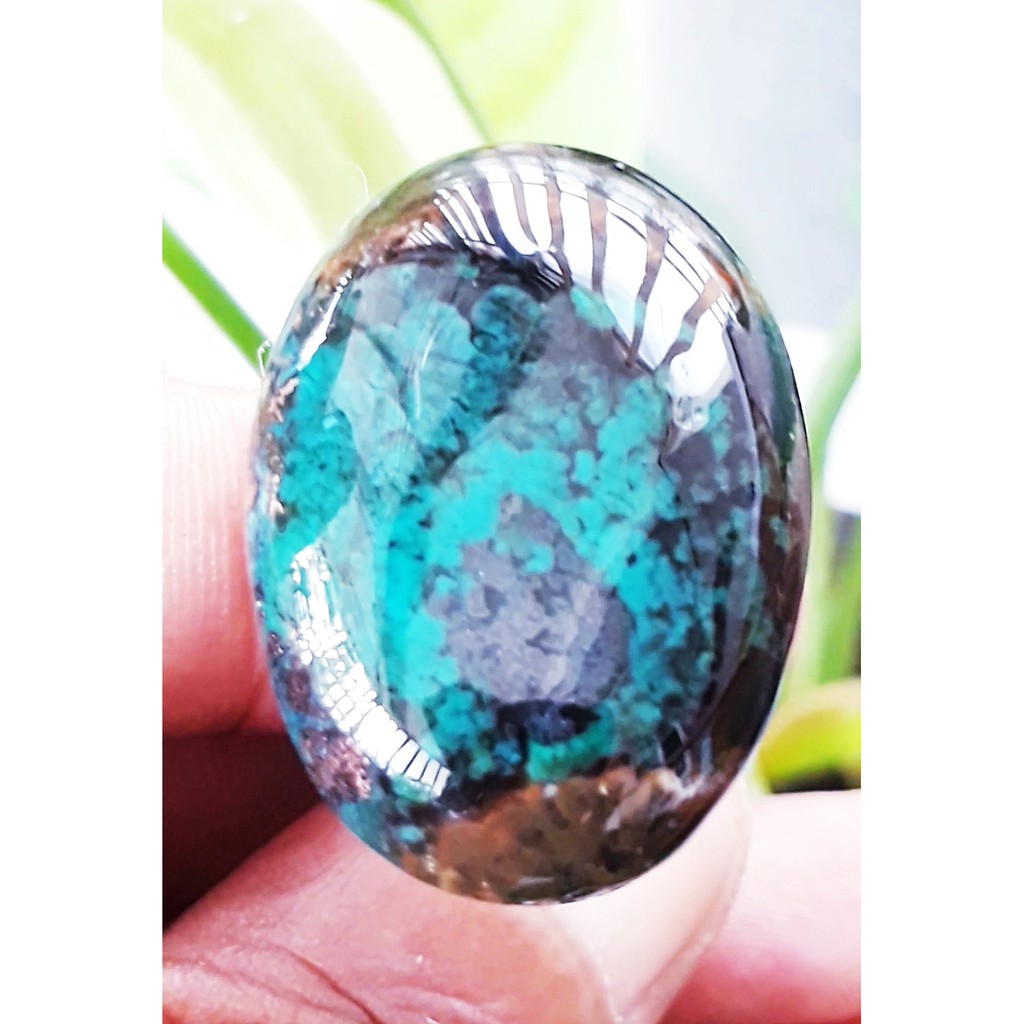 BACAN DOKO batu akik natural bacan doko majiko coklat kristal size jumbo 32mm