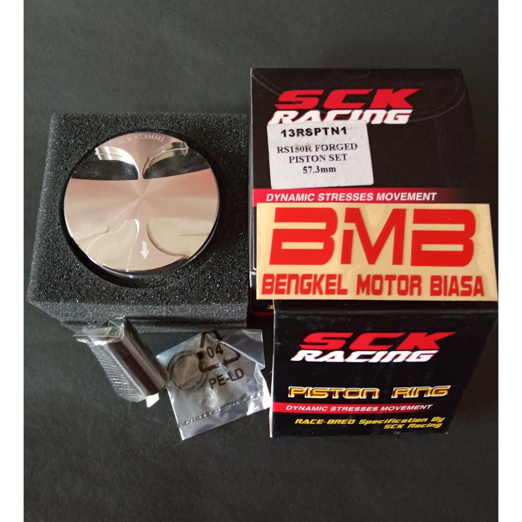 PISTON FORGED SONIC RS150 57.3MM SCK RACING