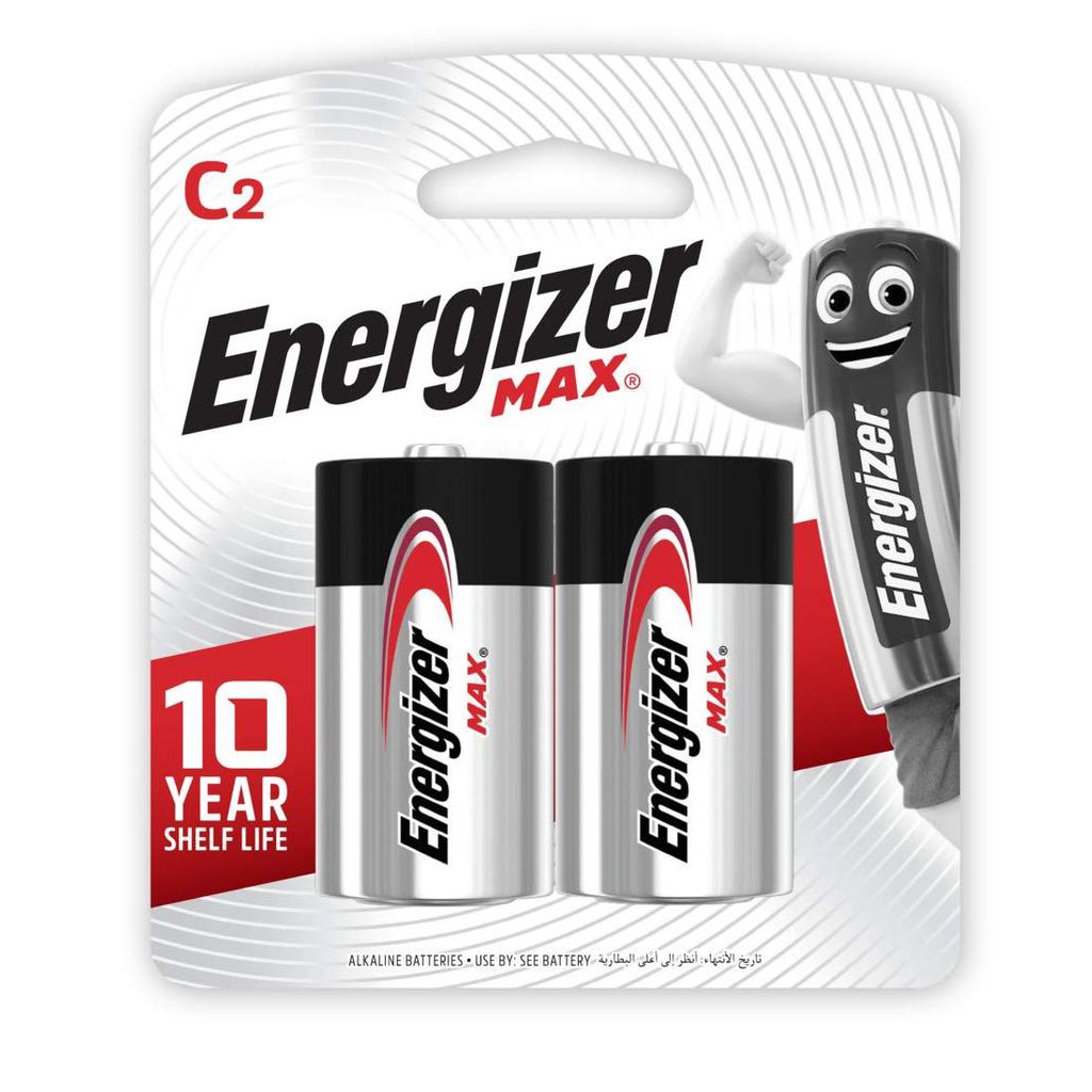 Baterai ENERGIZER Max LR14 C BP2 1.5V