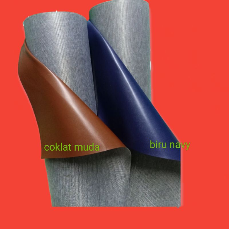 KULIT SINTESIS/KULIT IMITASI MOTIF POLOS bisa buat perlak bayi-8