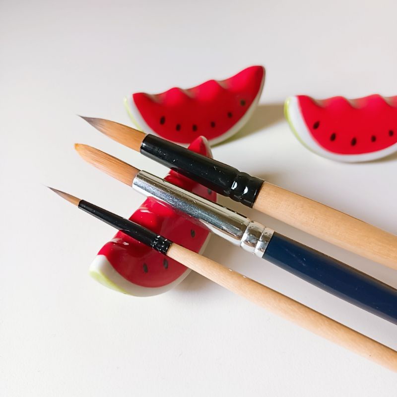 

Watermelon Brush Rest