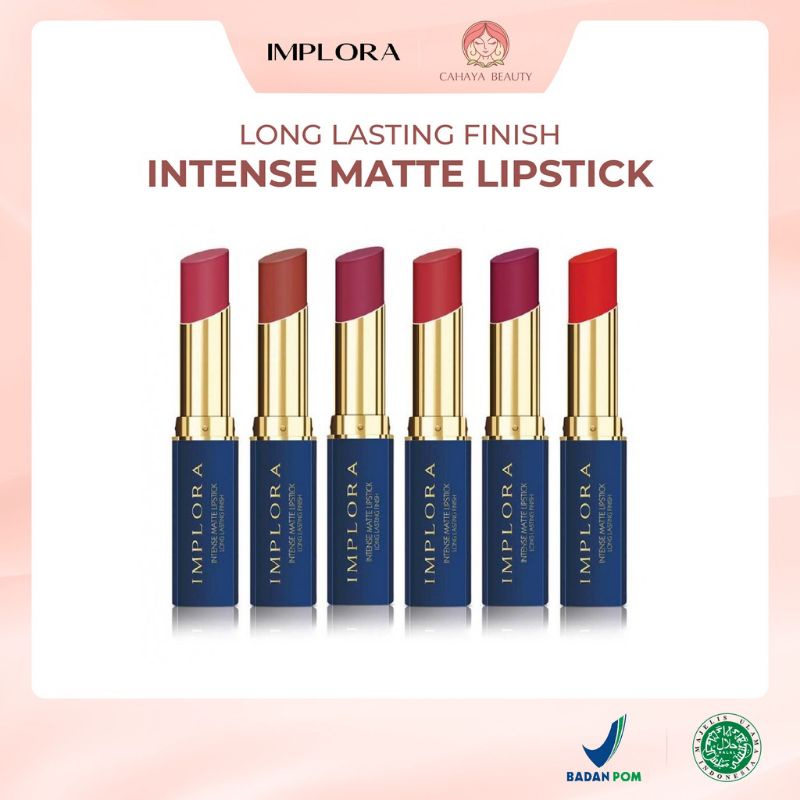 Implora intense matte long lasting lipstick lipstik implora implora lipstik
