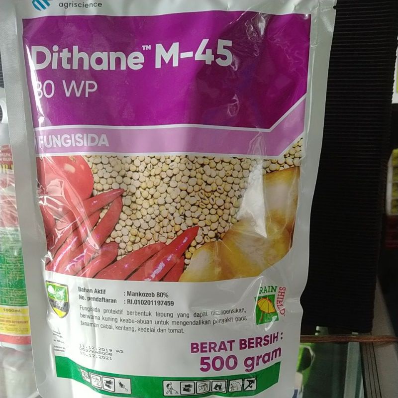 PROMO>>Fungisida Mankozeb - Dithane M-45 80wp (500g)/obat ulat/obat hama