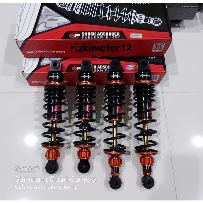 SHOCK SEKOK RIDE IT GP STREET LINE GOLD SERIES CLICK  MODEL KTC SIZE 280 /320 /340mm