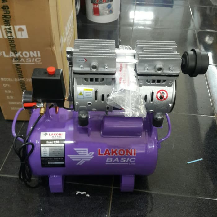 Mesin Kompresor Udara Oilless 3/4 HP Lakoni Basic 25 S / Basic25S