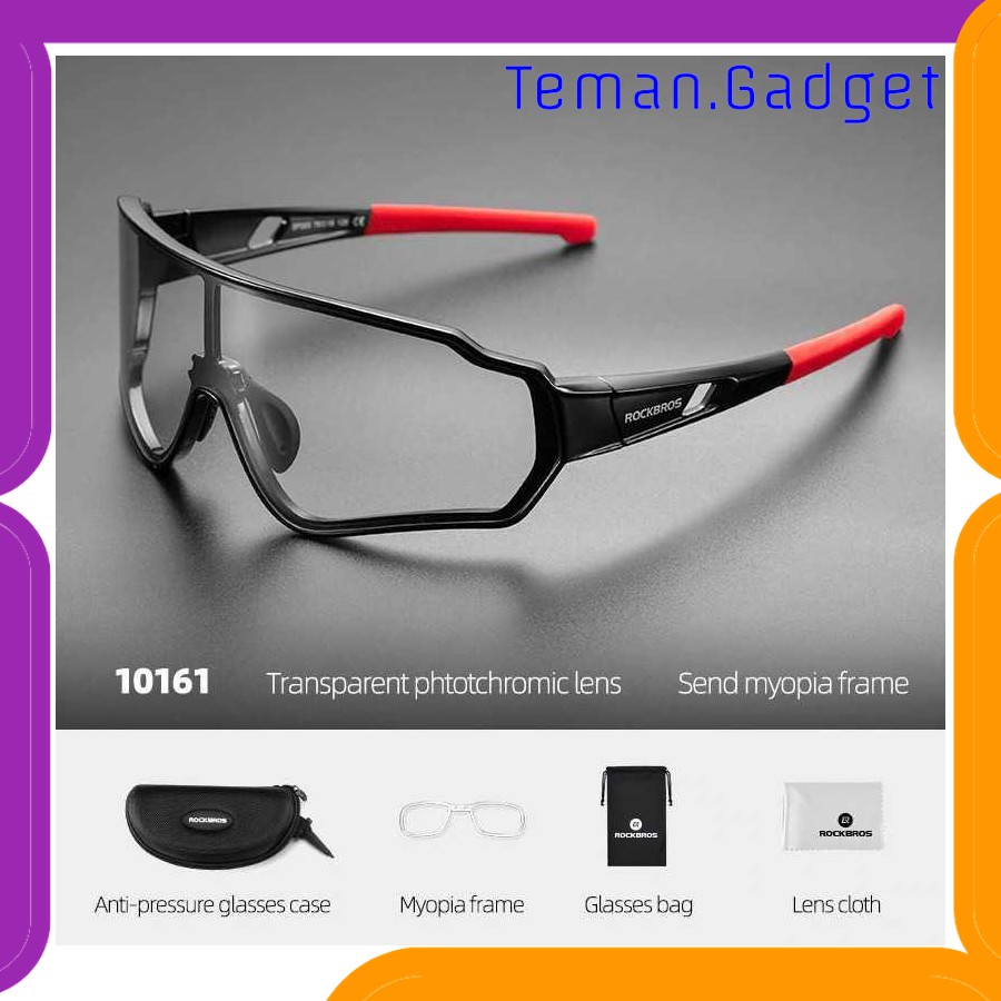 TG-IB239 ROCKBROS KACAMATA SEPEDA OLAHRAGA LENSA PHOTOCHROMIC FULL FRAME 10161