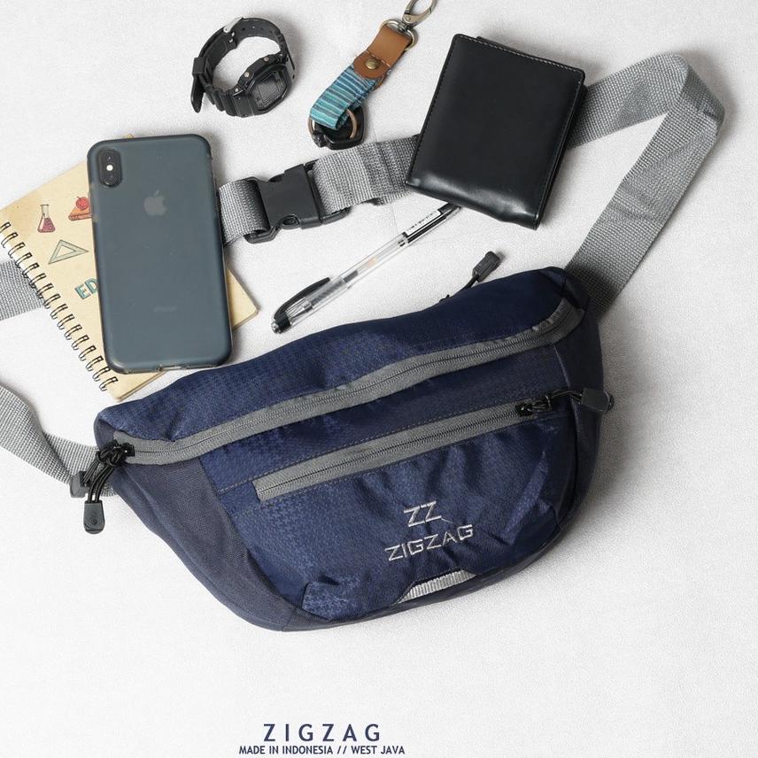 ✾ ZIGZAG Axel Tas Selempang - Tas Selempang Premium ♫