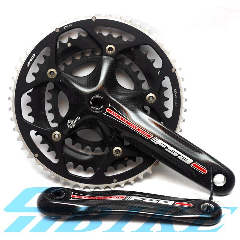 fsa carbon pro team issue crankset