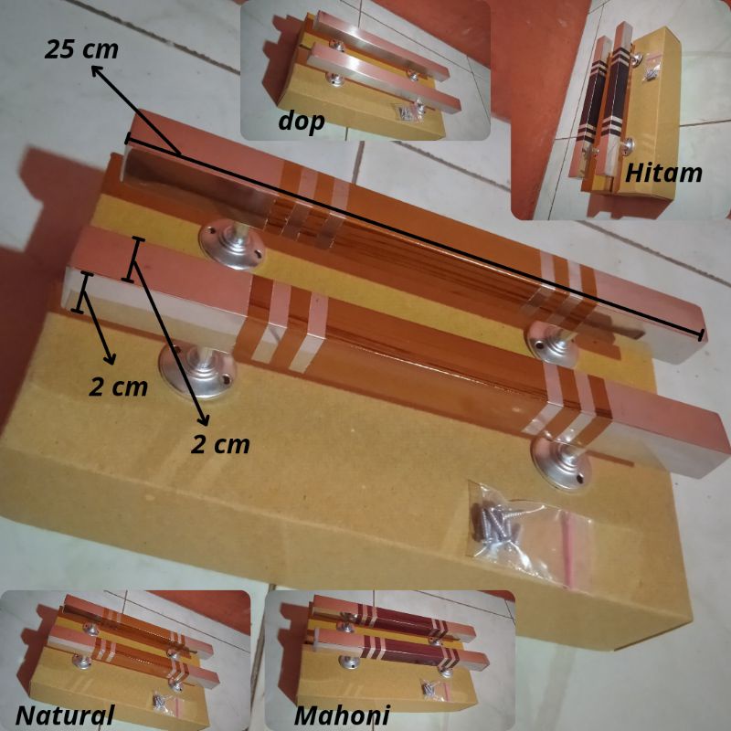 handle gagang pintu rumah minimalis 25 cm kotak