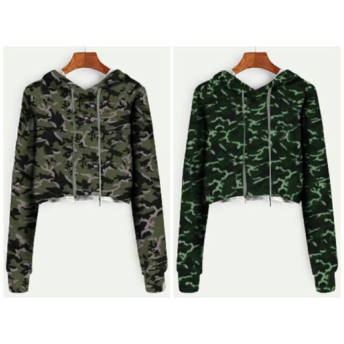 hoodie crop army