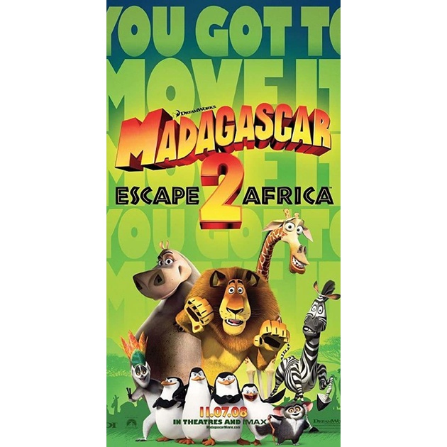 Kaset DVD MADAGASCAR_ESCAPE 2 AFRICA (2008)