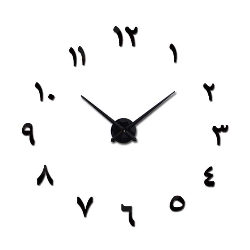 Taffware Jam Dinding DIY Giant Wall Clock Creative Design - JM-30