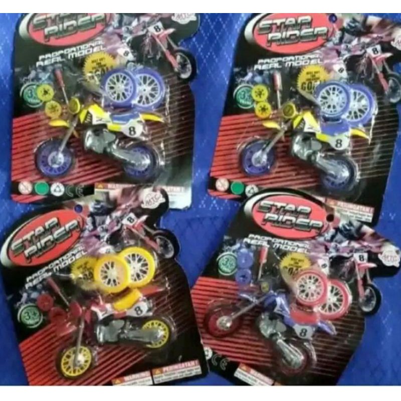 mainan anak laki laki motor cross/trail