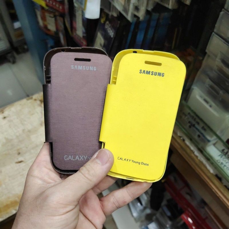 SAMSUNG J100 / J1 2015 / J1 , S4 ACTIVE / I9295 , GALAXY J / GN075 , S6310 / S6312 flipcover buku