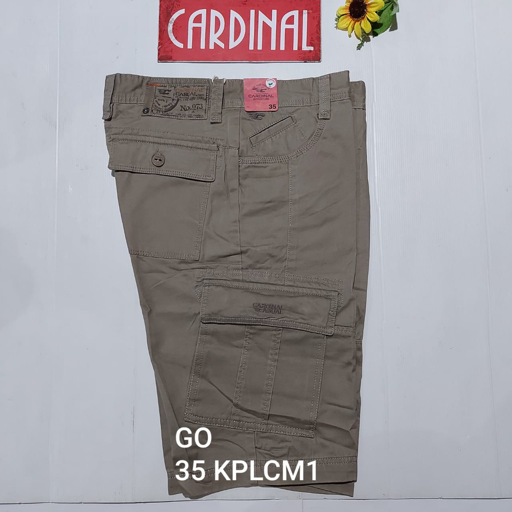 gos  35-KPL CARDINAL KEMPOL CASUAL Celana Pendek Celana Kempol Pria