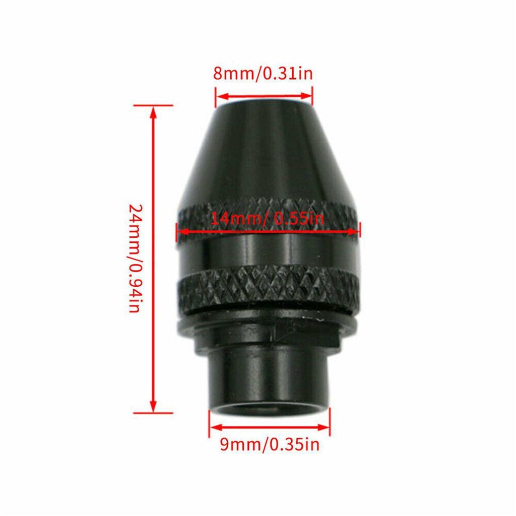 Populer 1/2Pcs Adaptor Perubahan Cepat Mata Bor Konverter Lubang Praktis Untuk Dremel Rotary