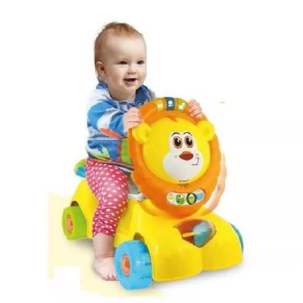 WinFun 3-in-1 Grow-with-Me Lion Scooter