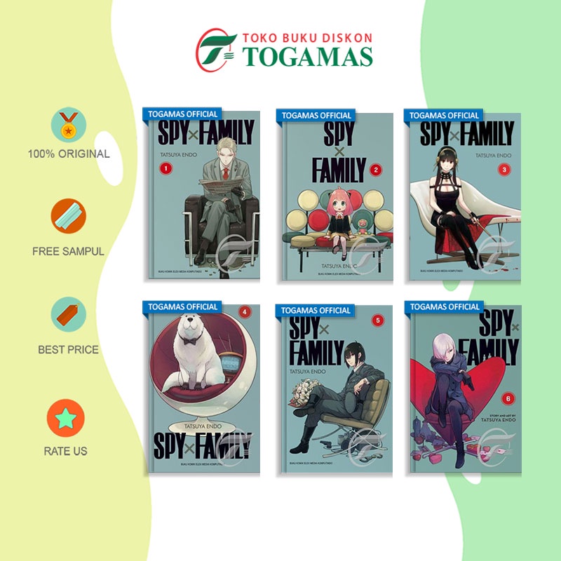 Komik Spy x Family 1 2 3 4 5 6 7 8