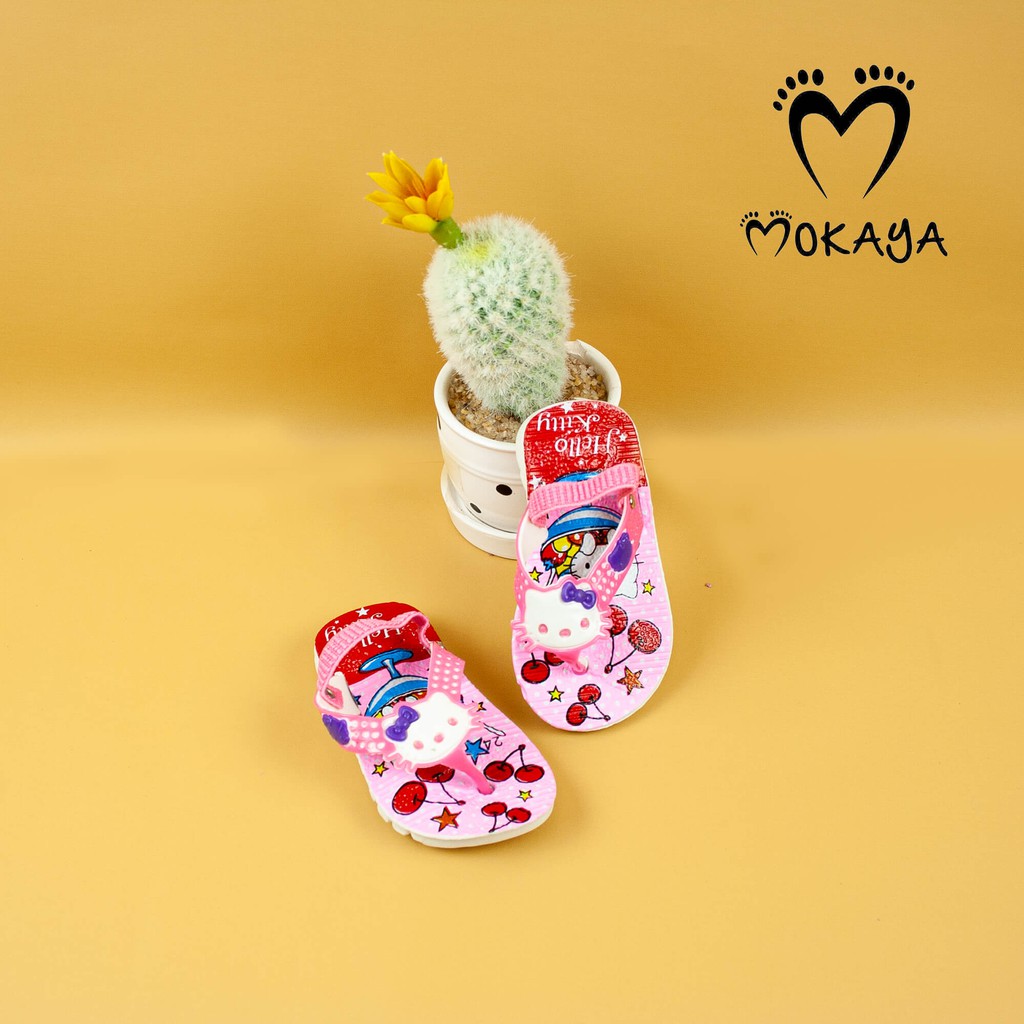 SANDAL BUNYI BAYI CIT - CIT KARET MOTIF HELLO KITTY BOY DAN GIRL ADEVA